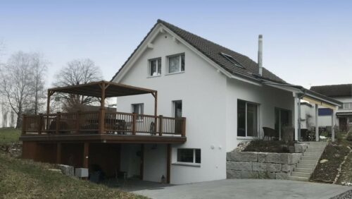 Realisiertes Einfamilienhaus Stampfli Wicki AG